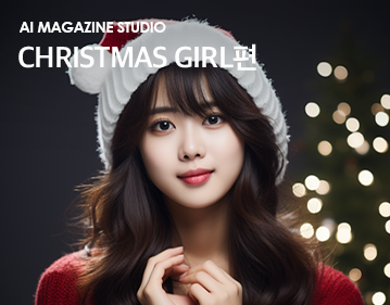 AI Magazine Studio Christmas girl편