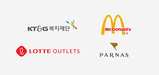 KT&G 복지재단, 롯데아울렛, 웨스틴 서울 파르나스, 맥도날드